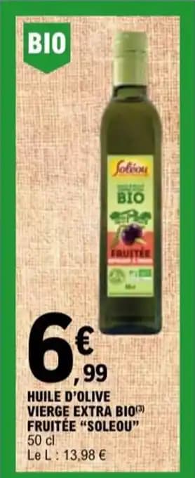 Promotion Exclusives de 3
Huile d'olive vierge : Découvrez l'Offre incontournable