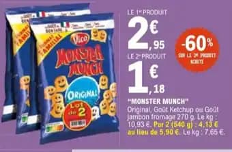 Promotion Exclusives de 6
Monster munch : Découvrez l'Offre incontournable