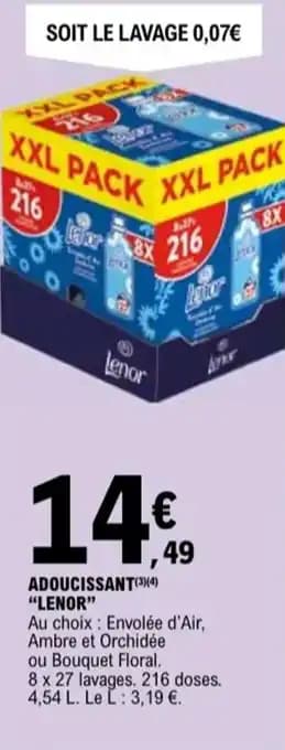 "LENOR" Adoucissant 4.54 L