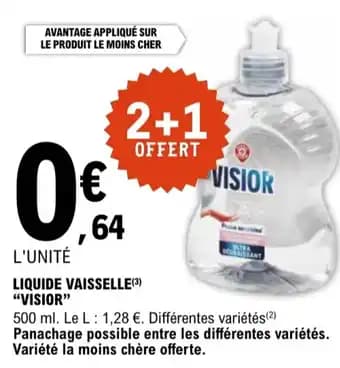 "VISIOR" Liquide vaisselle 500 ml