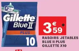 Promotion Exclusives de Gillette blue ii : Découvrez l'Offre incontournable