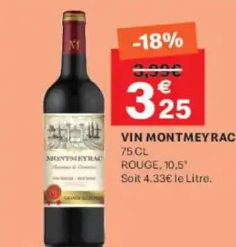 VIN MONTMEYRAC 75 cl