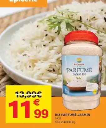 Promotion Exclusives de 2
Riz parfumé jasmin : Découvrez l'Offre incontournable