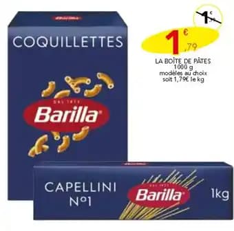 COQUILLETTES La boîte de pâtes 1 kg