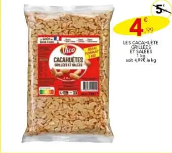 VICO Les cacahuète grillées et salées 1 kg