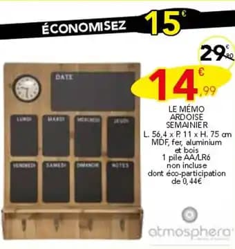 Promotion Exclusives de 2
Ardoise : Découvrez l'Offre incontournable