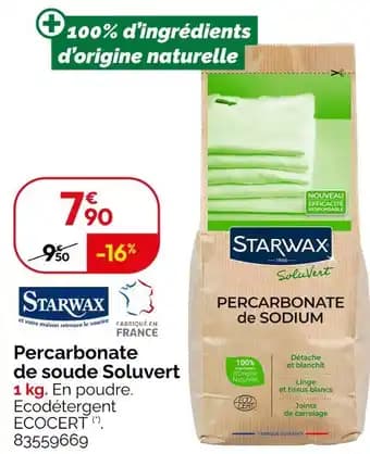Starwax Percarbonate de soude Soluvert