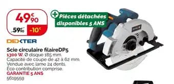 Promotion Exclusives de 4
Scie circulaire : Découvrez l'Offre incontournable