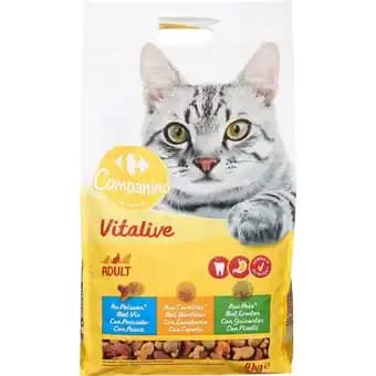 CARREFOUR COMPANINO VITALIVE Croquettes pour chats adultes
