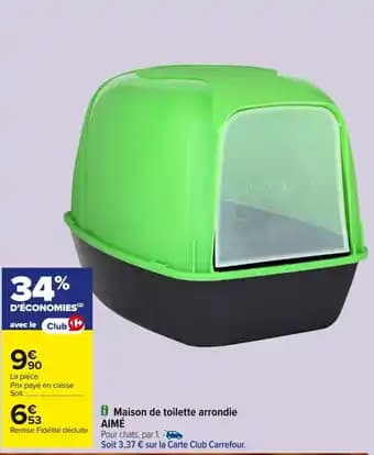 AIMÉ Maison de toilette arrondie