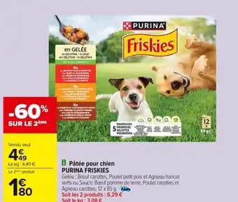 PURINA FRISKIES Pâtée pour chien