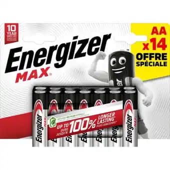 Promotion Exclusives de 1
Energizer max aa lr6 : Découvrez l'Offre incontournable