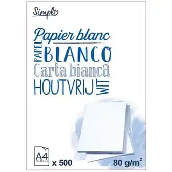 SIMPL Ramette papier blanc