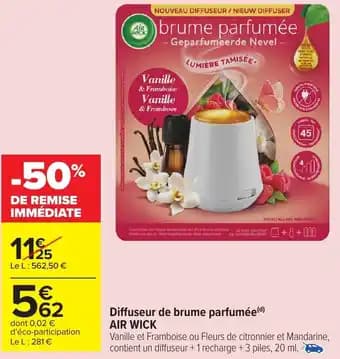 Promotion Exclusives de Diffuseur de brume : Découvrez l'Offre incontournable