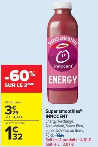 Innocent super smoothie 75 cl