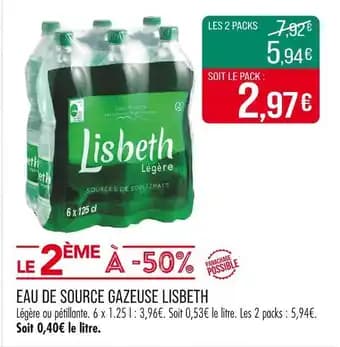 Promotion Exclusives de 1
Lisbeth : Découvrez l'Offre incontournable