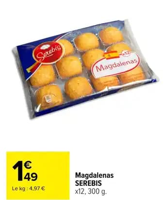 Serebis Magdalenas 12 x 300 g