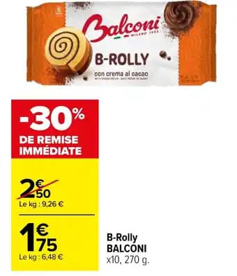 Balconi B-rolly 10 x 270 g