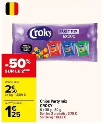 CROKY Chips Party mix 180 g