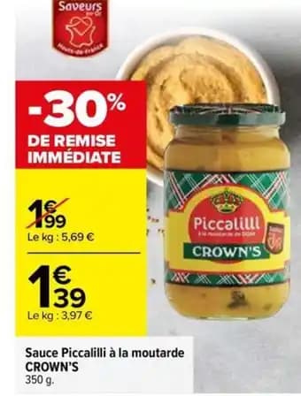 Promotion Exclusives de 14
La moutarde : Découvrez l'Offre incontournable