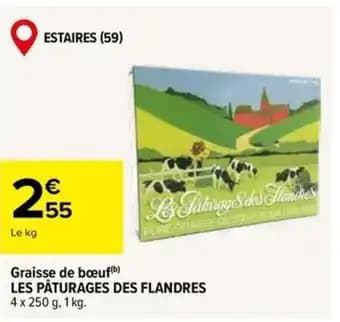 LES PÂTURAGES DES FLANDRES Graisse de boeuf 1 kg