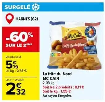 Promotion Exclusives de 1
La frite : Découvrez l'Offre incontournable