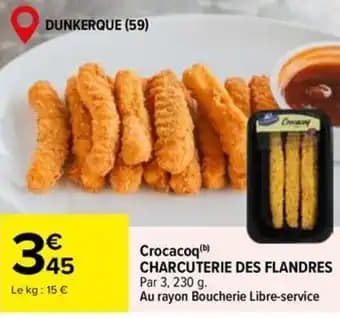 CHARCUTERIE DES FLANDRES Crocacoq 230 g
