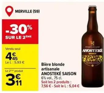 Promotion Exclusives de 1
Bière artisanale : Découvrez l'Offre incontournable