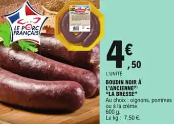 Promotion Exclusives de 10
Boudin : Découvrez l'Offre incontournable