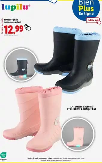 Promotion Exclusives de Bottes de pluie : Découvrez l'Offre incontournable