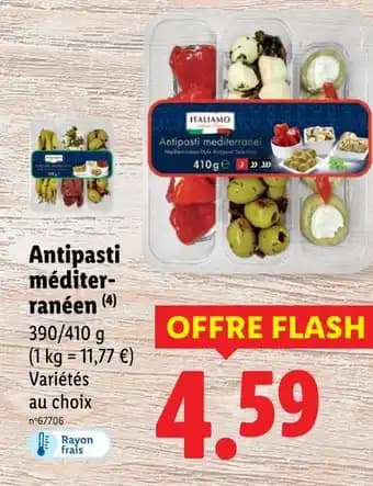 ITALIAMO Antipasti méditerranéen