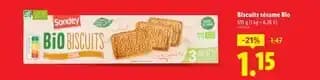 Promotion Exclusives de 1
Biscuits sésame : Découvrez l'Offre incontournable