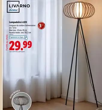 LIVARNO Lampadaire à led