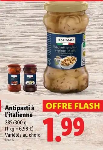 Italiamo Antipasti à l'italienne