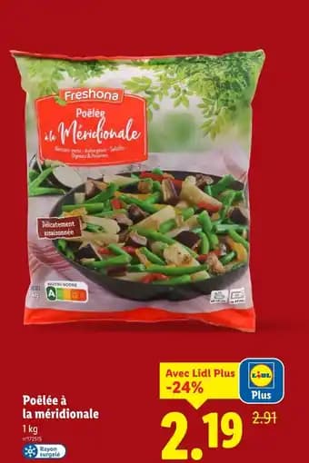Freshona Poêlée à la méridionale