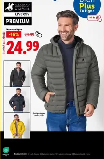 LIVERGY Doudoune légère