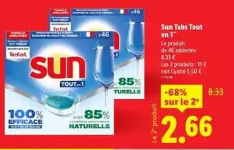 SUN Tabs tout en 1