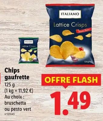ITALIAMO Chips gaufrette