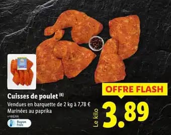 Promotion Exclusives de 13
Cuisses de poulet : Découvrez l'Offre incontournable