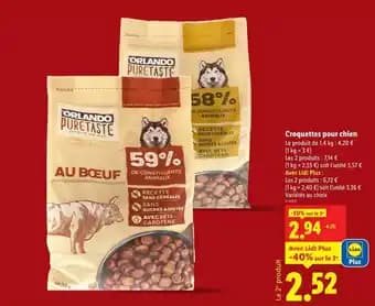 Promotion Exclusives de 22
Croquettes pour chien : Découvrez l'Offre incontournable