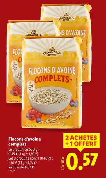Promotion Exclusives de 6
Flocons d avoine : Découvrez l'Offre incontournable