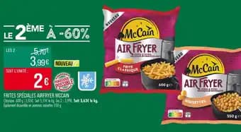 Promotion Exclusives de 3
McCain : Découvrez l'Offre incontournable