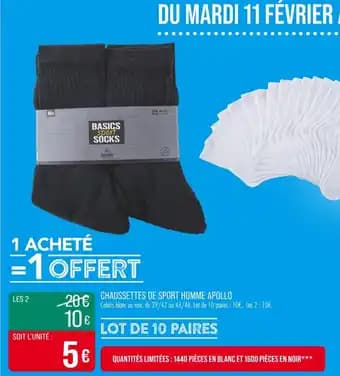 Promotion Exclusives de 45
Chaussettes : Découvrez l'Offre incontournable