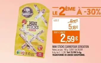 CARREFOUR SENSATION Mini sticks