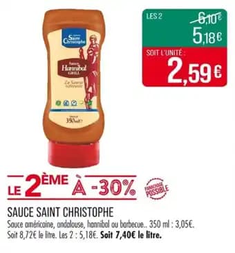 SAINT CHRISTOPHE Sauce 350 ml