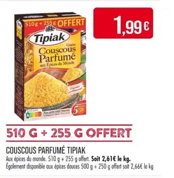 Promotion Exclusives de 1
            
        
        Couscous parfumé : Découvrez l'Offre incontournable