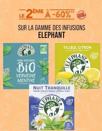 ELEPHANT Sur la gamme des infusions