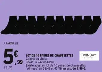 Promotion Exclusives de 8
Paires de chaussettes : Découvrez l'Offre incontournable