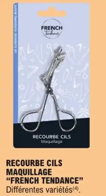 French tendance recourbe cils maquilage