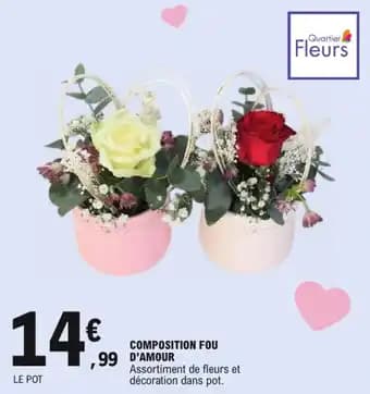 Composition fou 99 d'amour